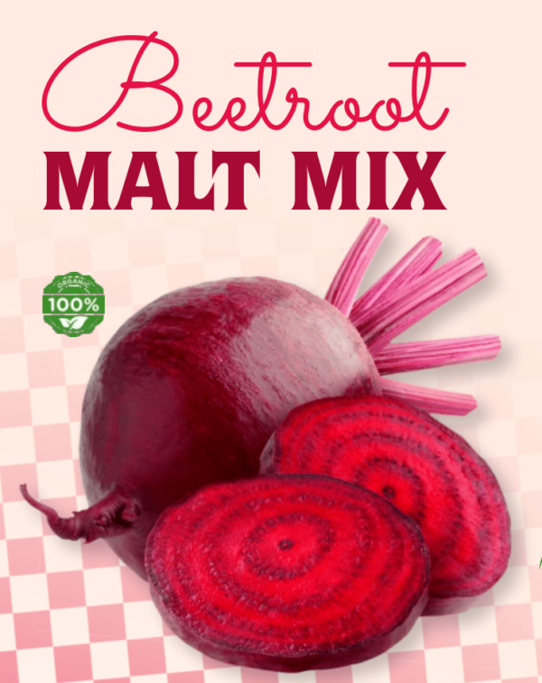 Beetroot Malt Mix, a delicious way to enjoy the benefits of beets.